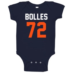 Jersey Back Garett Bolles Denver Football Team Fan For Navy Baby One P Jersey Back Garett Bolles Denver Football Team Fan For Navy Baby One P