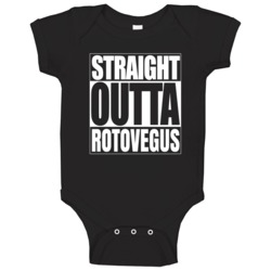 Straight Outta Parody Customizable Baby One Piece Straight Outta Parody Customizable Baby One Piece
