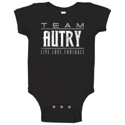 Denico Autry Live Love Oakland Football Sports Athlete Baby One Piece Denico Autry Live Love Oakland Football Sports Athlete Baby One Piece