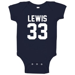 Dion Lewis # 33 Jersey Back New England Football Team Fan For Navy Bab Dion Lewis # 33 Jersey Back New England Football Team Fan For Navy Bab