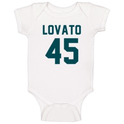 Rick Lovato # 45 Jersey Back Philadelphia Football Team Fan For White Rick Lovato # 45 Jersey Back Philadelphia Football Team Fan For White