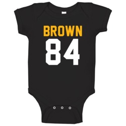 Antonio Brown # 84 Jersey Back Pittsburgh Football Team Fan For Black Antonio Brown # 84 Jersey Back Pittsburgh Football Team Fan For Black