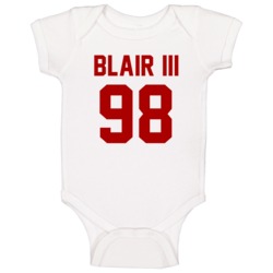 Ronald Blair Iii # 98 Jersey Back San Francisco Football Team Fan For Ronald Blair Iii # 98 Jersey Back San Francisco Football Team Fan For