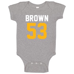 Zach Brown # 53 Jersey Back Washington Football Team Fan For Burgundy Zach Brown # 53 Jersey Back Washington Football Team Fan For Burgundy