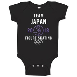 Team Japan 2018 Figure Skating Pyeongchang Winter Olympics Baby One Pi Team Japan 2018 Figure Skating Pyeongchang Winter Olympics Baby One Pi