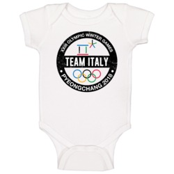 Team Italy Pyeongchang 2018 Winter Olympic Games Country Fan Baby One Team Italy Pyeongchang 2018 Winter Olympic Games Country Fan Baby One