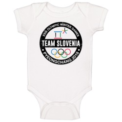 Team Slovenia Pyeongchang 2018 Winter Olympic Games Country Fan Baby O Team Slovenia Pyeongchang 2018 Winter Olympic Games Country Fan Baby O