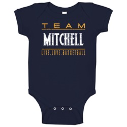 Donovan Mitchell Live Love Utah Basketball Team Fan Sports Baby One Pi Donovan Mitchell Live Love Utah Basketball Team Fan Sports Baby One Pi