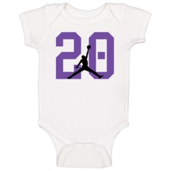 Harry Giles #20 Sacramento Basketball Silhouette Player Sports Fan Bab Harry Giles #20 Sacramento Basketball Silhouette Player Sports Fan Bab