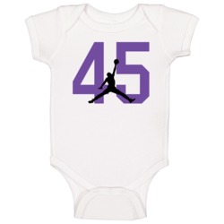 Jack Cooley #45 Sacramento Basketball Silhouette Player Sports Fan Bab Jack Cooley #45 Sacramento Basketball Silhouette Player Sports Fan Bab