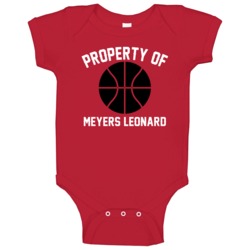 Meyers Leonard Property Of Portland Basketball Sports Athlete Baby One Meyers Leonard Property Of Portland Basketball Sports Athlete Baby One