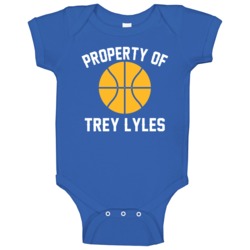 Trey Lyles Property Of Denver Basketball Sports Athlete Baby One Piece Trey Lyles Property Of Denver Basketball Sports Athlete Baby One Piece