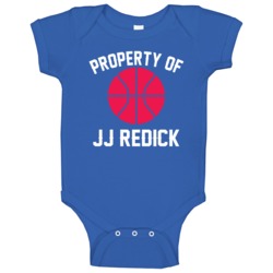 Jj Redick Property Of Philadelphia Basketball Sports Athlete Baby One Jj Redick Property Of Philadelphia Basketball Sports Athlete Baby One