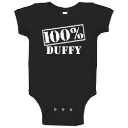 Duffy 100 Percent Name Baby One Piece Duffy 100 Percent Name Baby One Piece