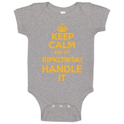 Keep Calm And Let Aaron Ripkowski Green Bay Football Team Fan Baby One Keep Calm And Let Aaron Ripkowski Green Bay Football Team Fan Baby One