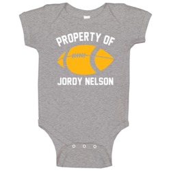 Property Of Jordy Nelson Green Bay Football Team Fan Baby One Piece Property Of Jordy Nelson Green Bay Football Team Fan Baby One Piece