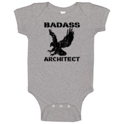 Badass Architect Eagle Patriotic Baby One Piece Badass Architect Eagle Patriotic Baby One Piece
