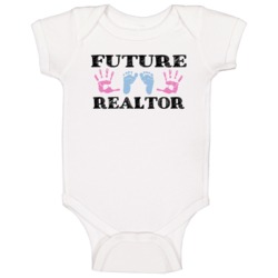 Realtor Future Occupation Baby Baby One Piece Realtor Future Occupation Baby Baby One Piece