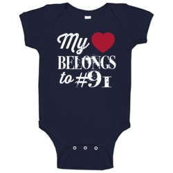 My Heart Belongs To Carlos Watkins Houston Football Team Fan Baby One My Heart Belongs To Carlos Watkins Houston Football Team Fan Baby One
