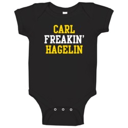 Carl Freakin Hagelin Pittsburgh Hockey Player Sports Fan Baby One Piec Carl Freakin Hagelin Pittsburgh Hockey Player Sports Fan Baby One Piec
