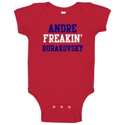Andre Freakin Burakovsky Washington Hockey Player Sports Fan Baby One Andre Freakin Burakovsky Washington Hockey Player Sports Fan Baby One