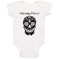 Anthropology Professor Skull Design Cool Baby One Piece Anthropology Professor Skull Design Cool Baby One Piece
