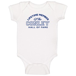 Conley Lifetime Member Of The Hall Of Fame Name Baby One Piece Conley Lifetime Member Of The Hall Of Fame Name Baby One Piece