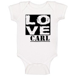 Love Carl First Name Baby One Piece Love Carl First Name Baby One Piece
