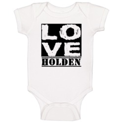 Love Holden First Name Baby One Piece Love Holden First Name Baby One Piece