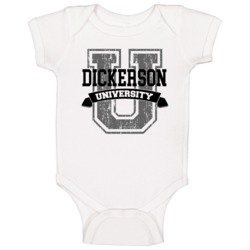 University Funny Name Customizable Baby One Piece University Funny Name Customizable Baby One Piece