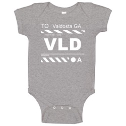 Flight To Valdosta Ga Vld Airport Ticket Baby One Piece Flight To Valdosta Ga Vld Airport Ticket Baby One Piece