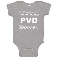 Flight To Providence Ri Pvd Airport Ticket Baby One Piece Flight To Providence Ri Pvd Airport Ticket Baby One Piece