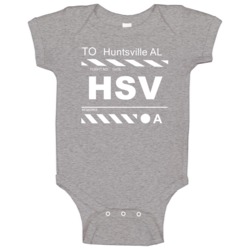 Flight To Huntsville Al Hsv Airport Ticket Baby One Piece Flight To Huntsville Al Hsv Airport Ticket Baby One Piece