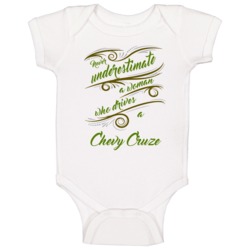 Never Underestimate Woman Who Drives Baby One Piece Never Underestimate Woman Who Drives Baby One Piece
