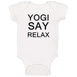 Yogi Say Relax Frankie Goes To Hollywood Parody Baby One Piece Yogi Say Relax Frankie Goes To Hollywood Parody Baby One Piece