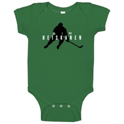 Air Miro Heiskanen Dallas Hockey Funny Player Parody Fan Baby One Piec Air Miro Heiskanen Dallas Hockey Funny Player Parody Fan Baby One Piec