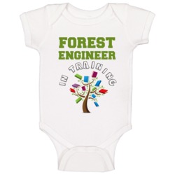 Forest Engineer In Training Kids Occupation Baby One Piece Forest Engineer In Training Kids Occupation Baby One Piece