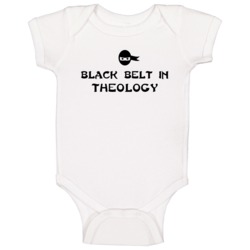 Black Belt In Theology School Subject Baby One Piece Black Belt In Theology School Subject Baby One Piece