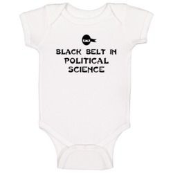 Black Belt In Political Science School Subject Baby One Piece Black Belt In Political Science School Subject Baby One Piece
