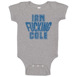 Ian Fcking Cole Colorado Hockey Player Sports Fan Cool Baby One Piece Ian Fcking Cole Colorado Hockey Player Sports Fan Cool Baby One Piece