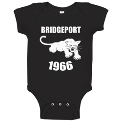 Bridgeport 1966 Black Panther Party For Self Defense Fan Baby One Piec Bridgeport 1966 Black Panther Party For Self Defense Fan Baby One Piec