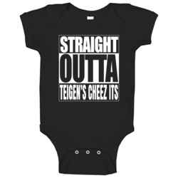 Straight Outta Parody Customizable Baby One Piece Straight Outta Parody Customizable Baby One Piece