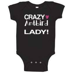 Antbird Crazy Animal Lady Baby One Piece Antbird Crazy Animal Lady Baby One Piece