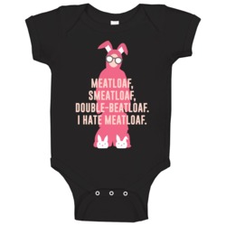 Meatloaf Christmas Story Retro Movie Quote Bunny Costume Baby One Piec Meatloaf Christmas Story Retro Movie Quote Bunny Costume Baby One Piec