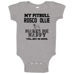Pitbull I Care About My Dog Funny Best Friend Lover Baby One Piece Pitbull I Care About My Dog Funny Best Friend Lover Baby One Piece