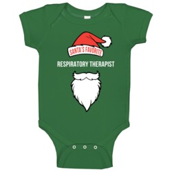 Respiratory Therapist Santas Favorite Cute Occupation Christmas Baby O Respiratory Therapist Santas Favorite Cute Occupation Christmas Baby O