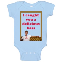 I Caught You A Delicious Bass Napoleon Dynamite Quote Couch Baby One P I Caught You A Delicious Bass Napoleon Dynamite Quote Couch Baby One P