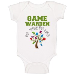 Game Warden In Training Kids Occupation Baby One Piece Game Warden In Training Kids Occupation Baby One Piece