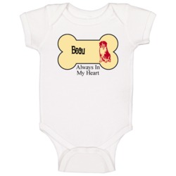 Beau Always In My Heart Dog Bernese Mountain Baby One Piece Beau Always In My Heart Dog Bernese Mountain Baby One Piece