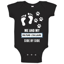 Me And My Volpino Italiano Side By Side Dog Owner Animal Lover Baby On Me And My Volpino Italiano Side By Side Dog Owner Animal Lover Baby On